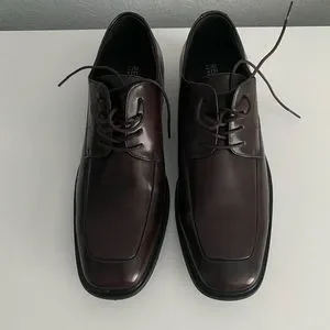 NWOT Kenneth Cole Reaction Leather Dress Shoes Kenneth Cole Reaction Shoes Mens 13 Dress Lace Up Moc Oxford  main image 2